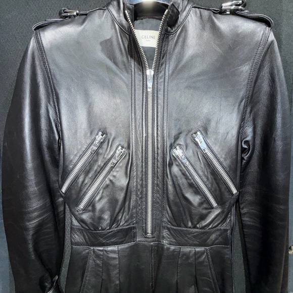 Celine Leather Jumpsuit - Picture 2 of 3